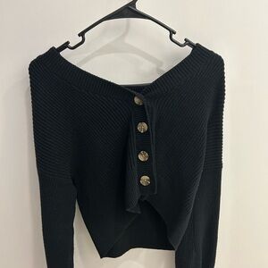 Hollister Black Cardigan